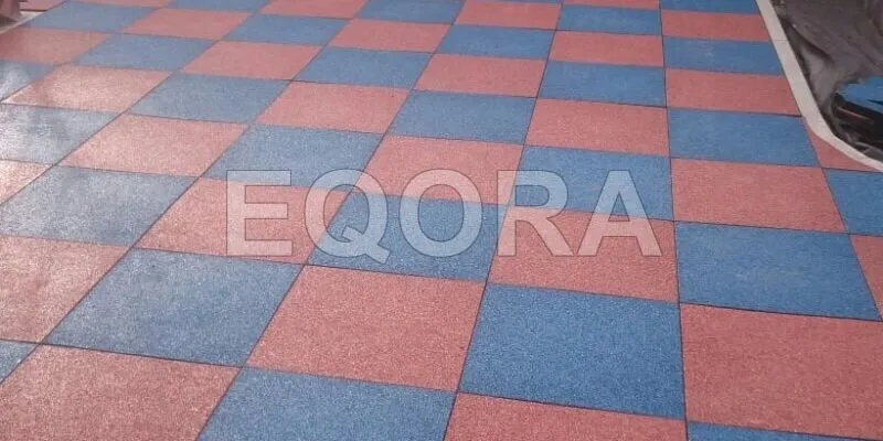 Резиновое покрытие из крошки для автосервисов в Одесском