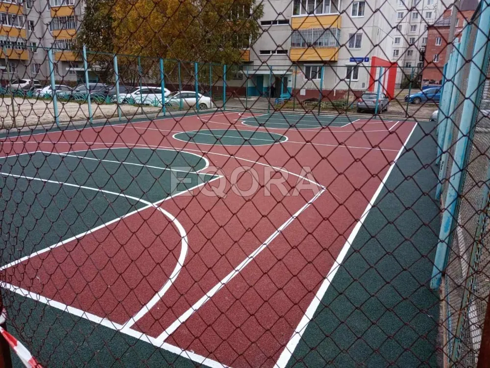 Резиновые покрытия из крошки для спортивных площадок в Одесском